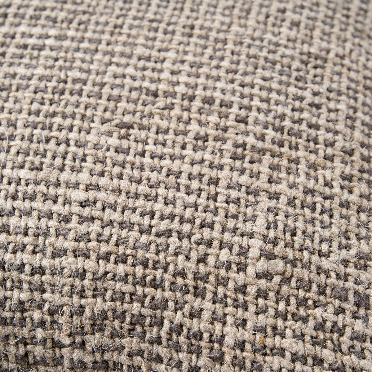 Linen Grain pudebetræk - naturlig sort