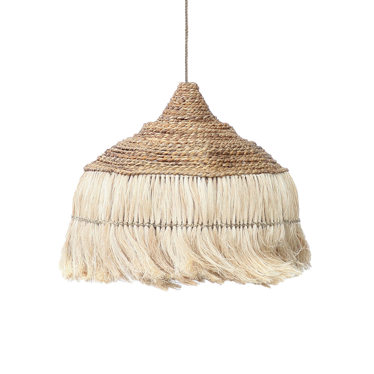 The Abaca Hoola Pendant - Natural - L