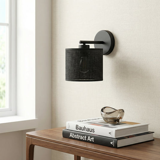 Eco wall lamp black