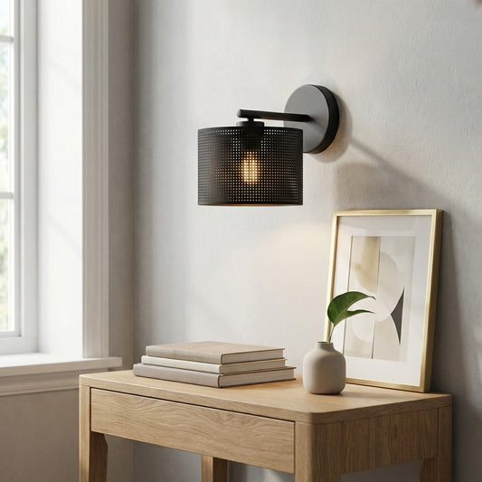 Lux wall lamp black