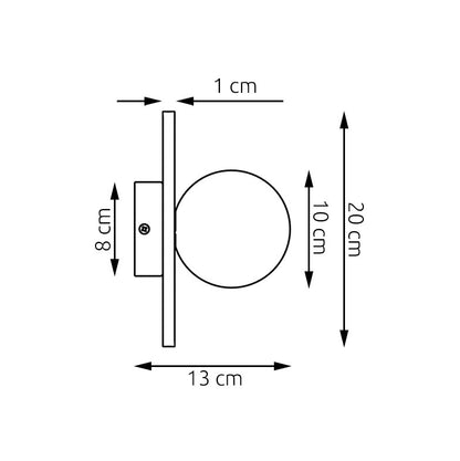 Calma wall lamp beige s