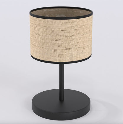 Eco table lamp black/rattan