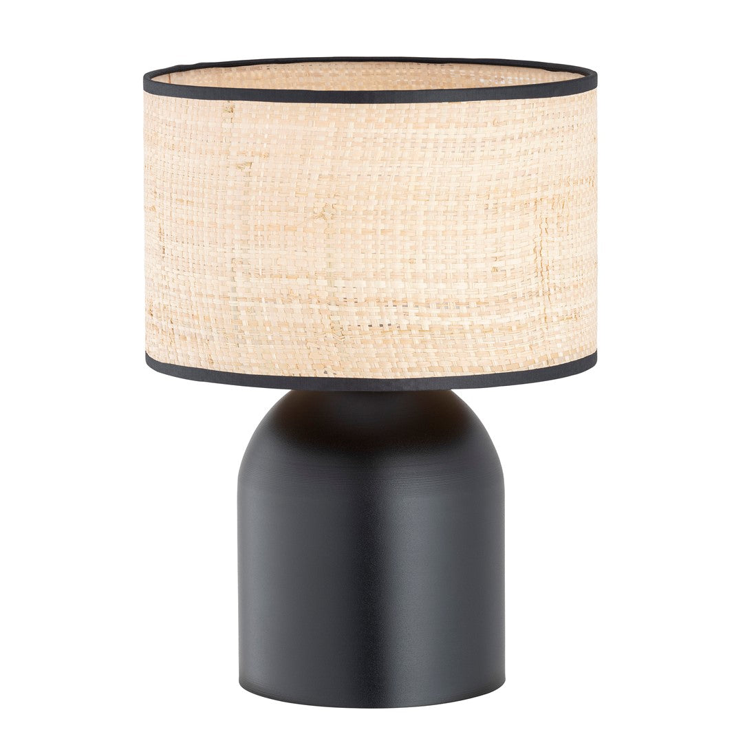 Aspen table lamp black/rattan