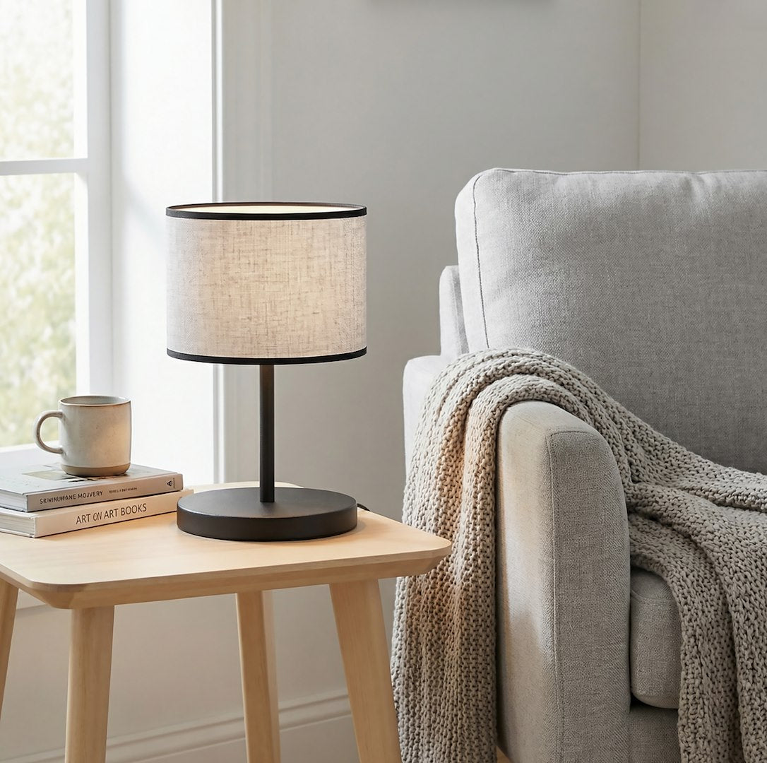 Eco table lamp black/grey