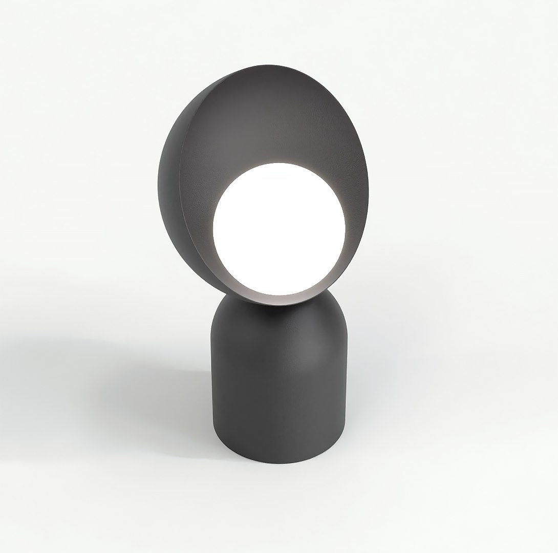 Boto bordlampe sort