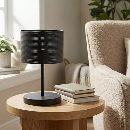 Lux table lamp black
