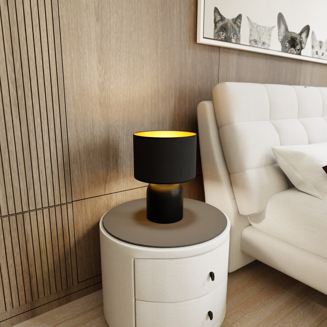 Aspen table lamp black/gold