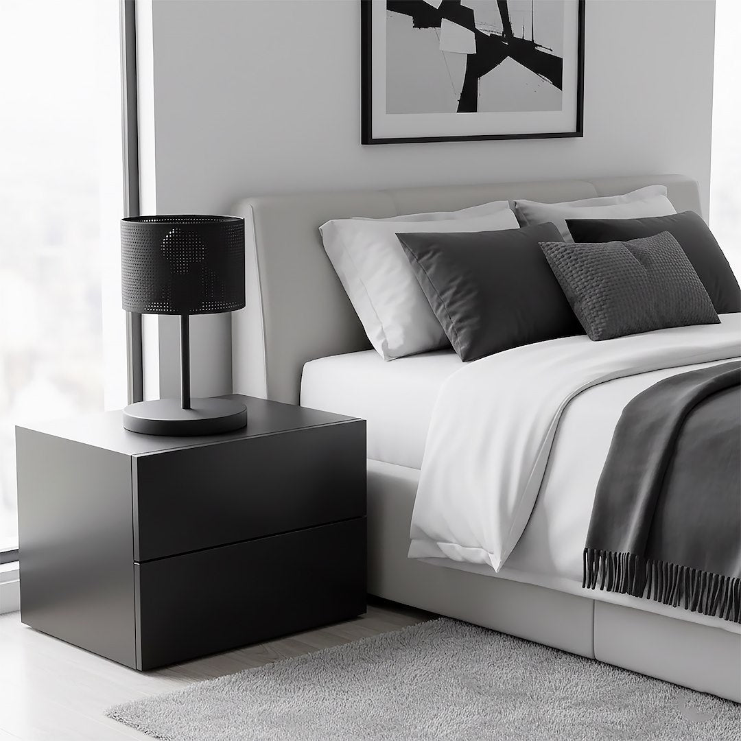 Lux table lamp black