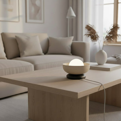 Ozzy table lamp mocha