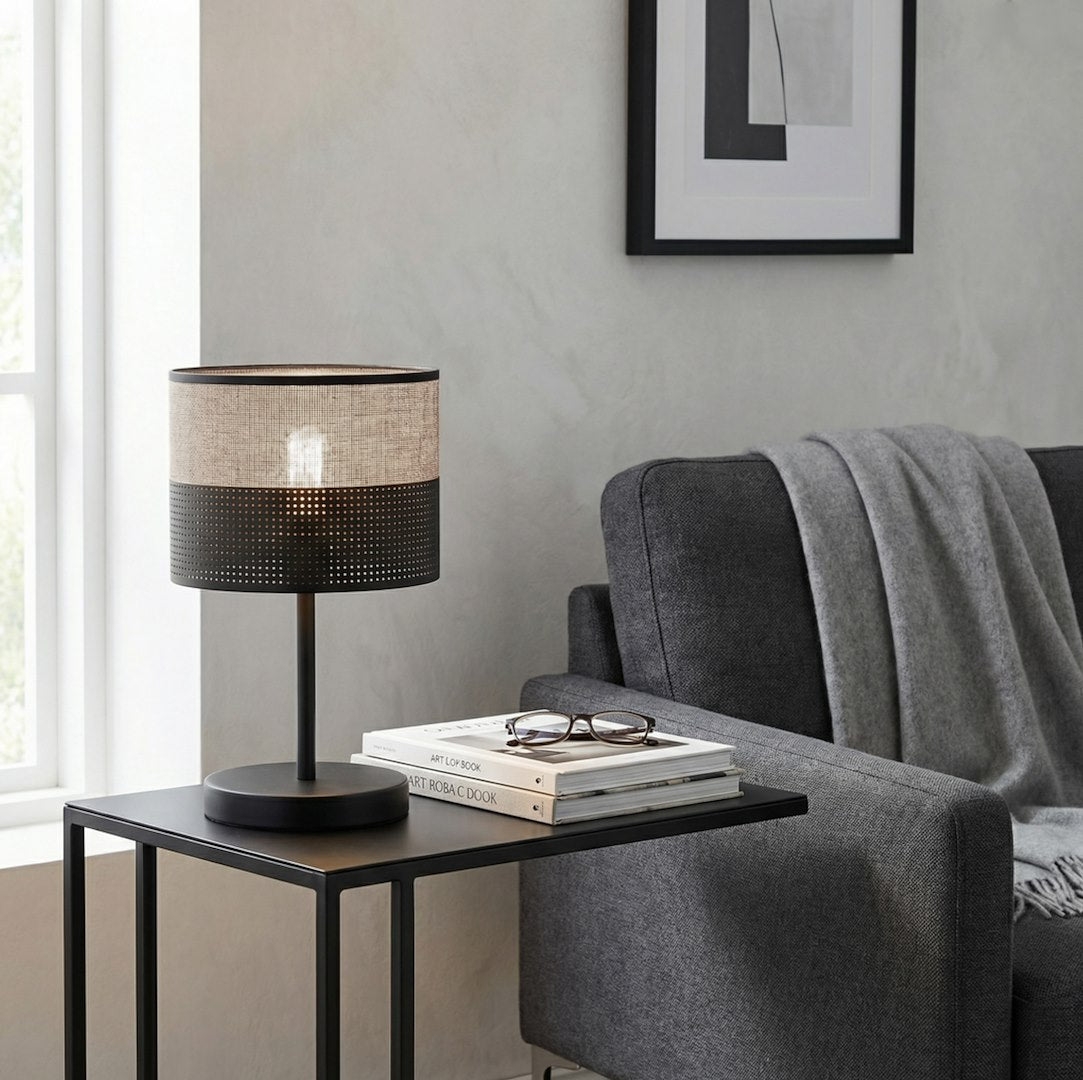 Karbon table lamp black/grey