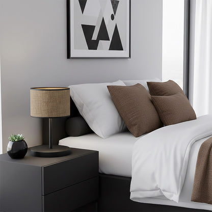 Eco table lamp black/brown