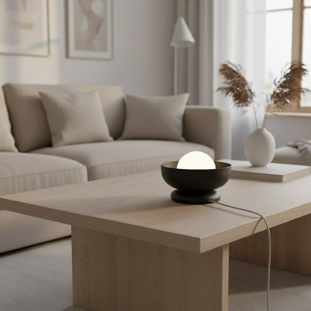 Ozzy table lamp black