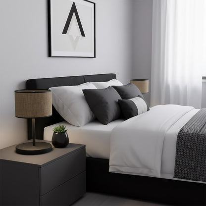 Eco table lamp black/brown