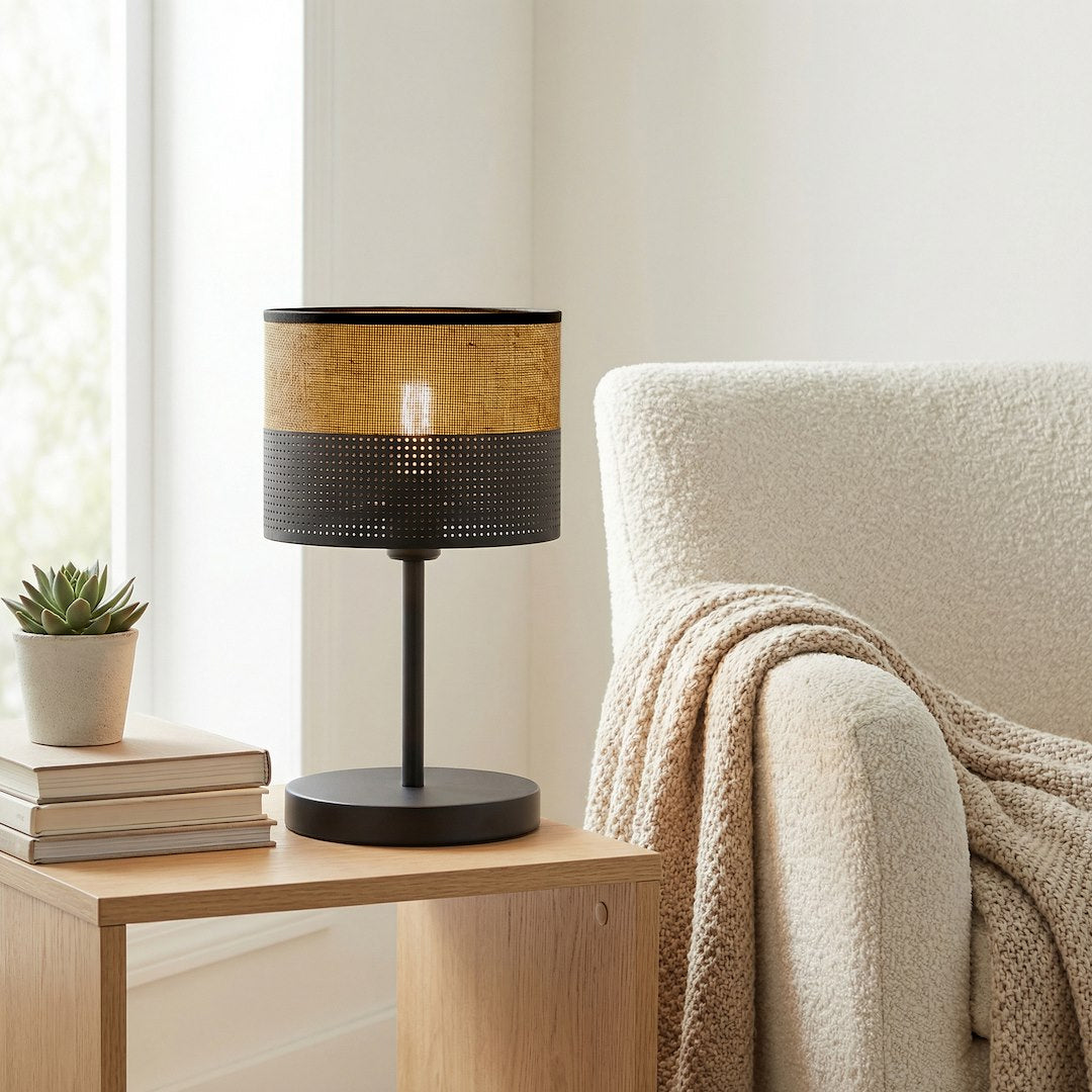 Karbon table lamp black/brown