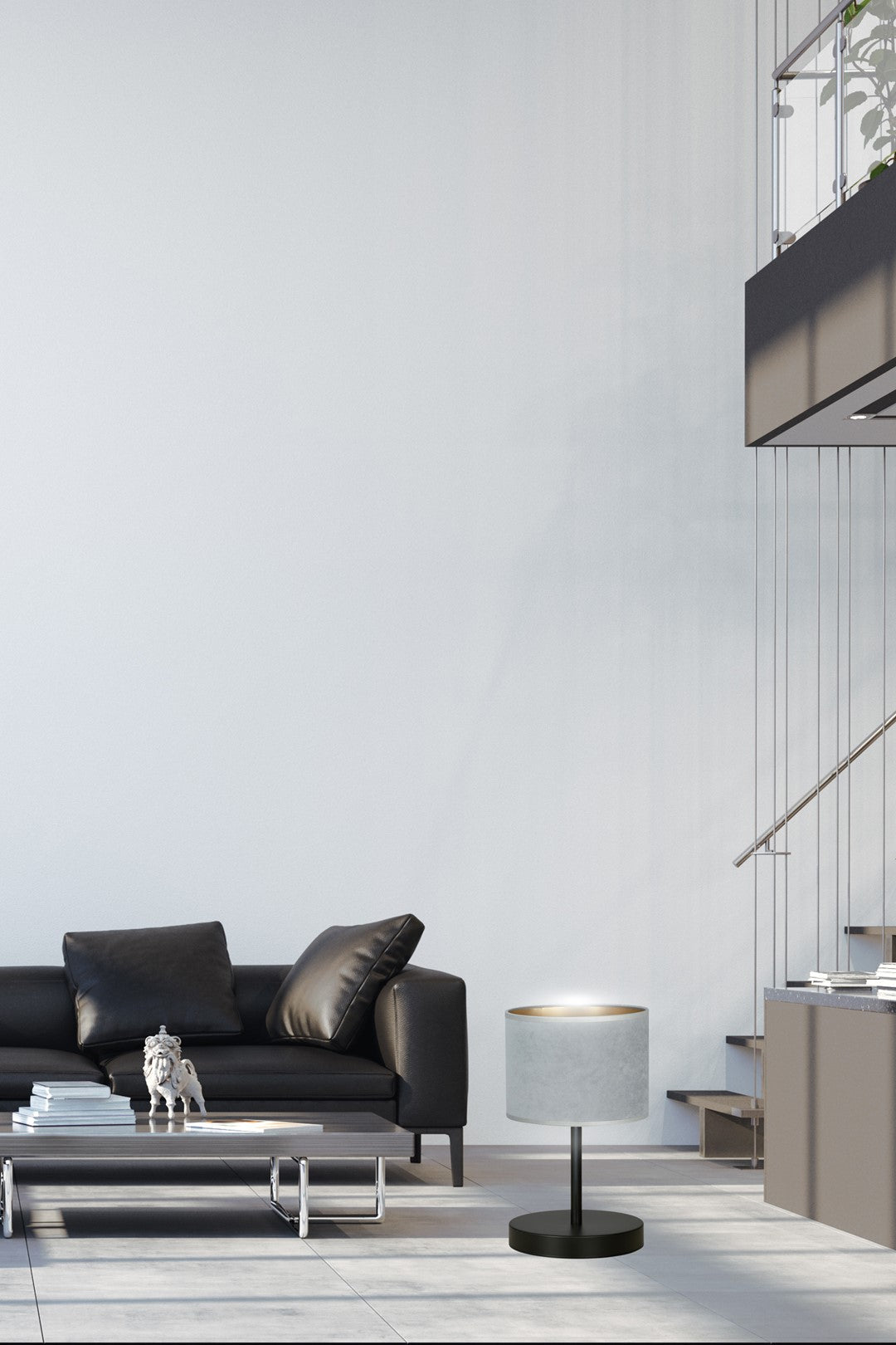 Hilde table lamp grey