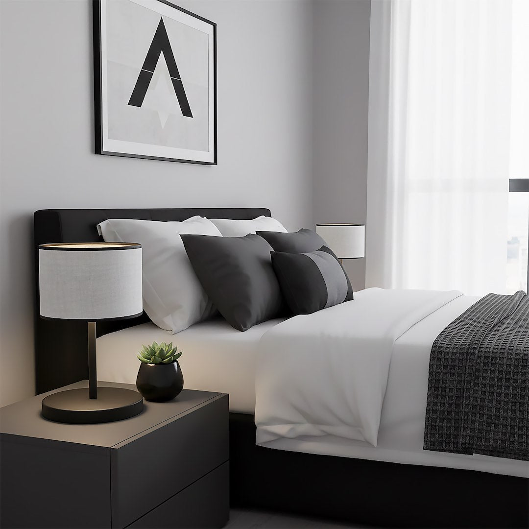 Eco table lamp black/grey