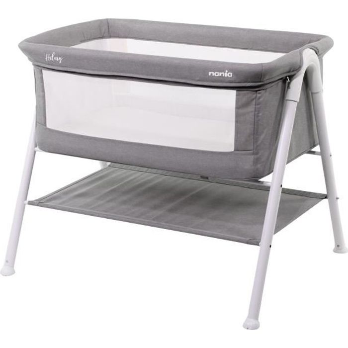 NANIA HILLARY baby bassinet - From birth - Maximum 9 kg - 3 cm-thick mattress included - Storage space under the bassinet