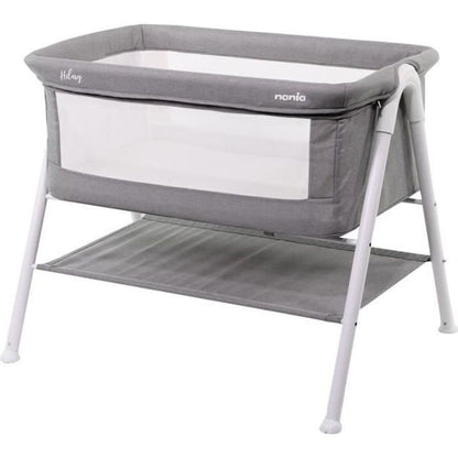 NANIA HILLARY baby bassinet - From birth - Maximum 9 kg - 3 cm-thick mattress included - Storage space under the bassinet