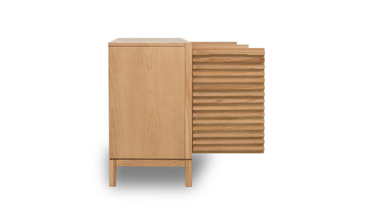 Tanner Four-Door Sideboard in Flaxen