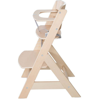 Convertible Kids' Chair - ROBA - LIV UP - From 6 Months up to 70kg - Includes Organizer Set - Natural Wood