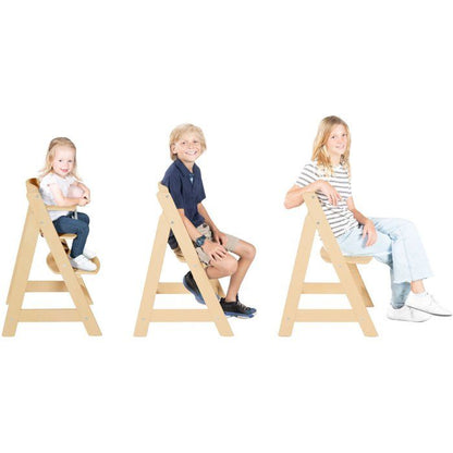 Convertible Kids' Chair - ROBA - LIV UP - From 6 Months up to 70kg - Includes Organizer Set - Natural Wood