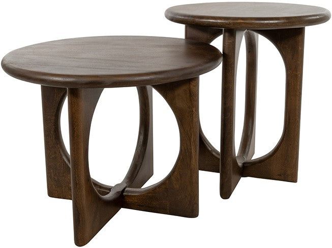 Coffee table Ø60, Mango Brown Walnut
