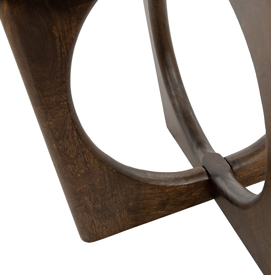 Coffee table Ø60, Mango Brown Walnut