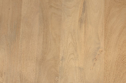 Dining Table Ø130, Acacia Wood Groovy Natural